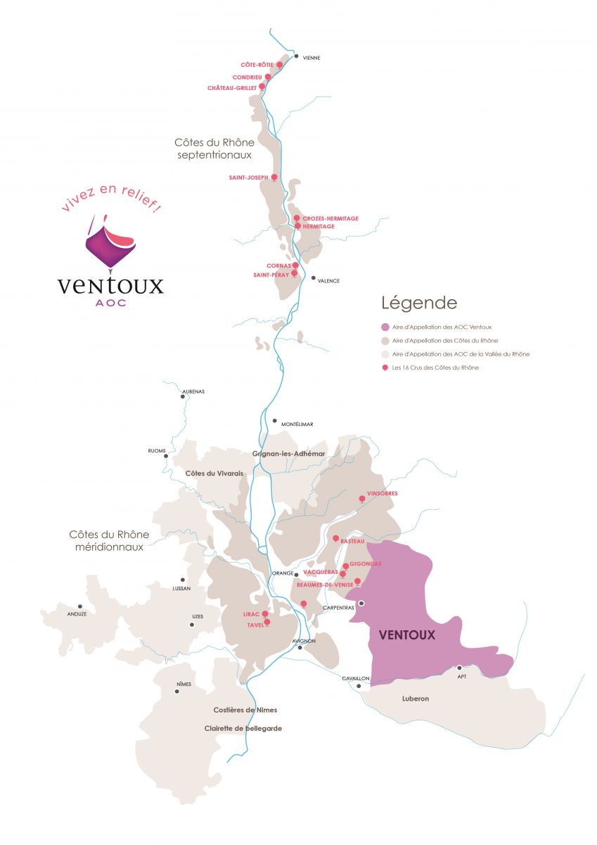 Ventoux map